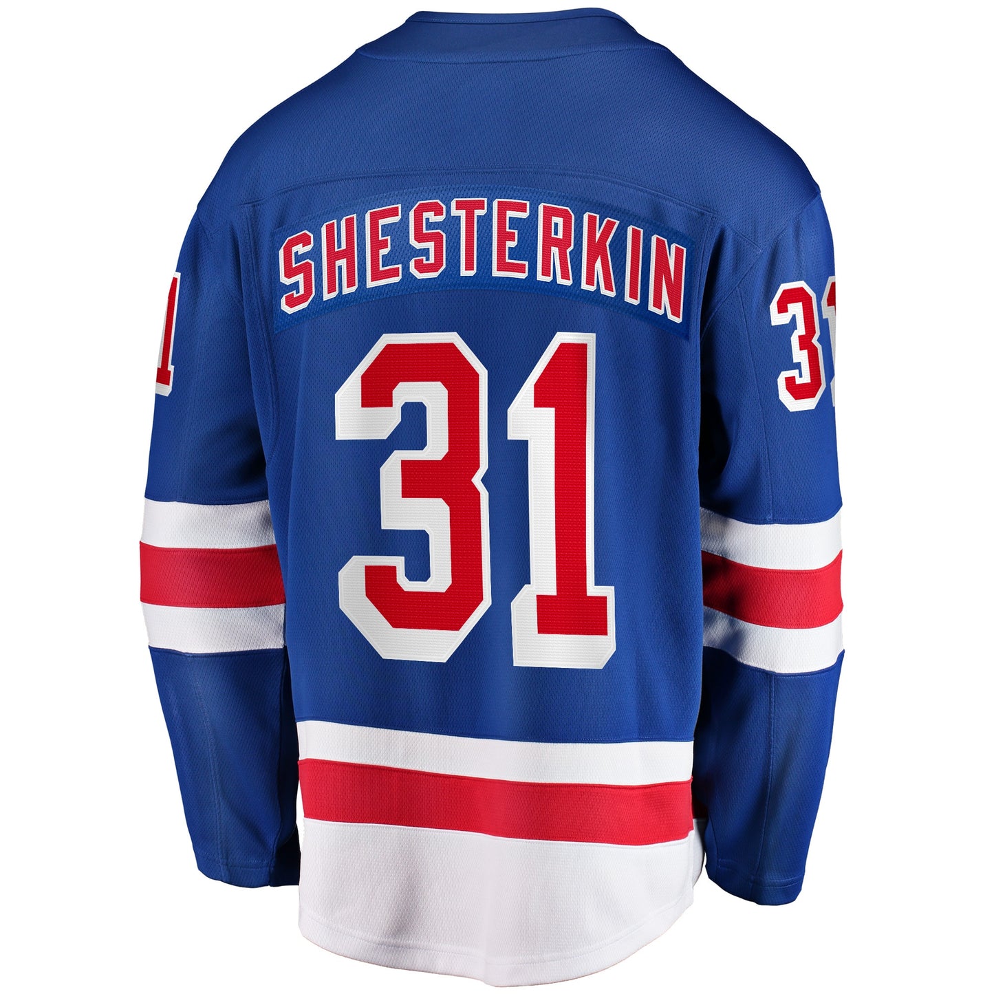 Igor Shesterkin New York Rangers Fanatics Branded Home Premier Breakaway Player Jersey - Blue