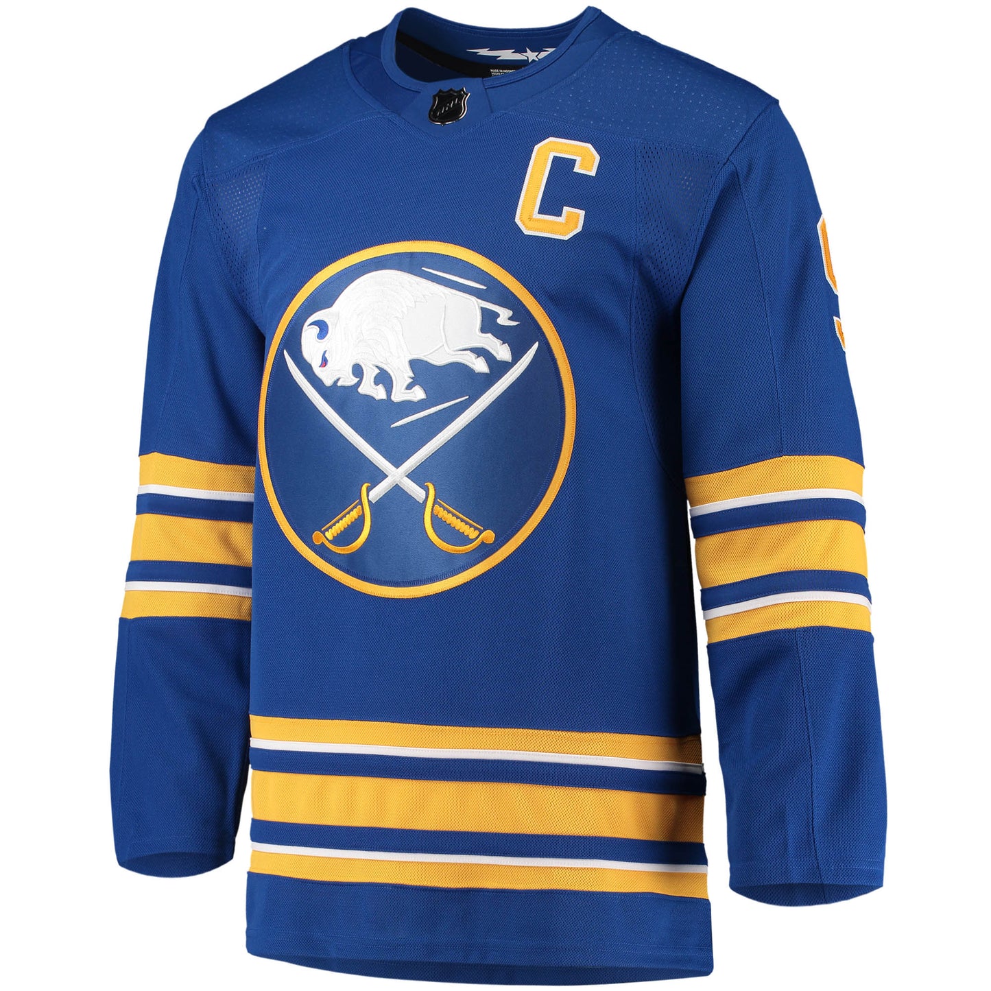 Jack Eichel Buffalo Sabres adidas Home Captain Patch Primegreen Authentic Pro Player Jersey - Royal